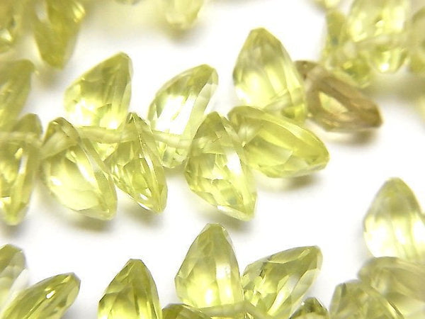 [Video]High Quality Lemon Quartz AAA Oval Faceted 8x6mm 1/4 or 1strand beads (aprx.5inch/12cm)