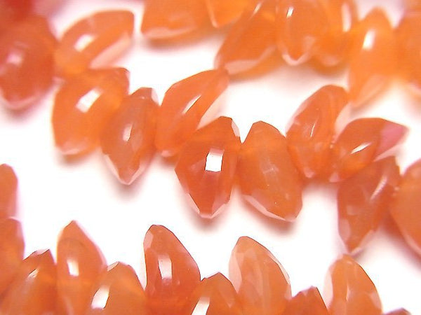[Video]High Quality Carnelian AAA- Oval Faceted 8x6mm 1/4 or 1strand beads (aprx.5inch/12cm)