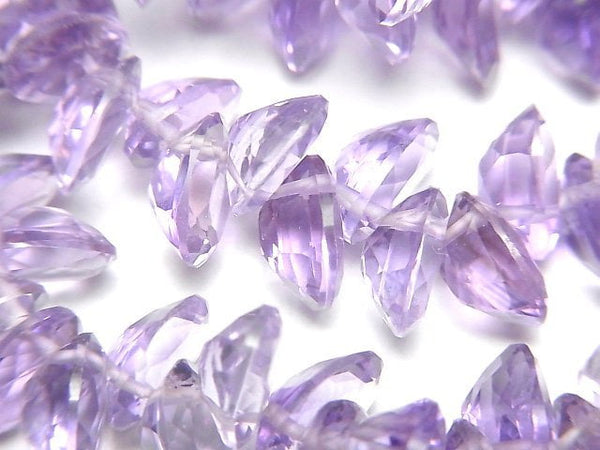 [Video]High Quality Amethyst AAA Oval Faceted 8x6mm 1/4 or 1strand beads (aprx.5inch/12cm)