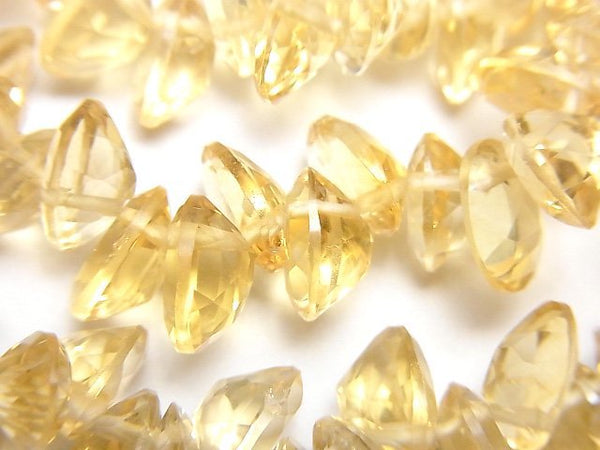 [Video]High Quality Citrine AAA Oval Faceted 8x6mm 1/4 or 1strand beads (aprx.5inch/12cm)