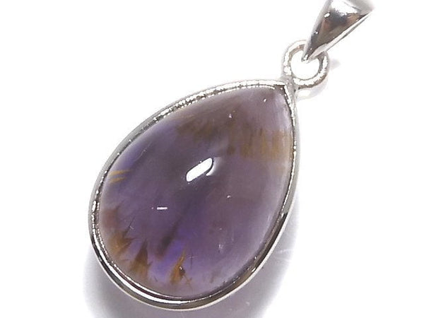 [Video][One of a kind] Cacoxenite in Amethyst AAA- Pendant Silver925 NO.7