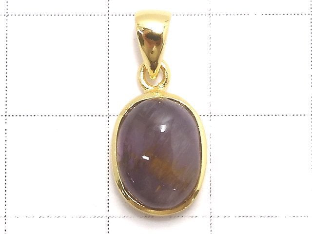 [Video][One of a kind] Cacoxenite in Amethyst AAA- Pendant 18KGP NO.11