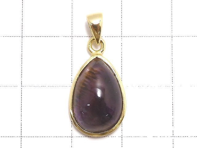 [Video][One of a kind] Cacoxenite in Amethyst AAA- Pendant 18KGP NO.17