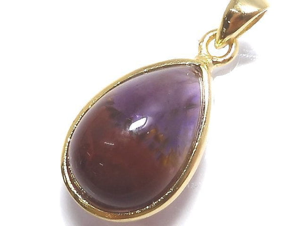[Video][One of a kind] Cacoxenite in Amethyst AAA- Pendant 18KGP NO.18