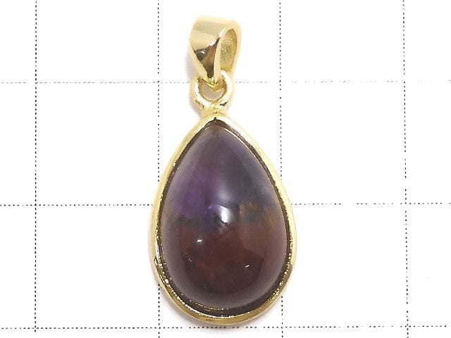 [Video][One of a kind] Cacoxenite in Amethyst AAA- Pendant 18KGP NO.18