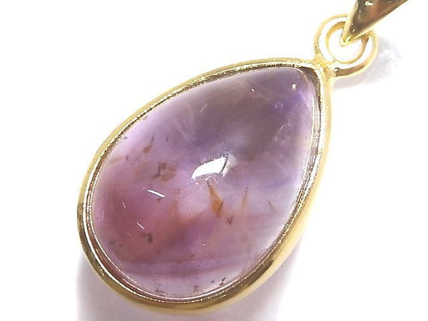 [Video][One of a kind] Cacoxenite in Amethyst AAA- Pendant 18KGP NO.20
