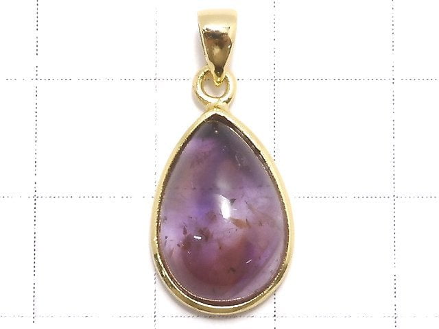 [Video][One of a kind] Cacoxenite in Amethyst AAA- Pendant 18KGP NO.20