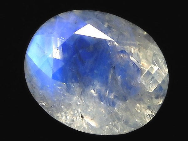 [Video][One of a kind] High Quality Rainbow Moonstone AAA Loose stone Faceted 1pc NO.11