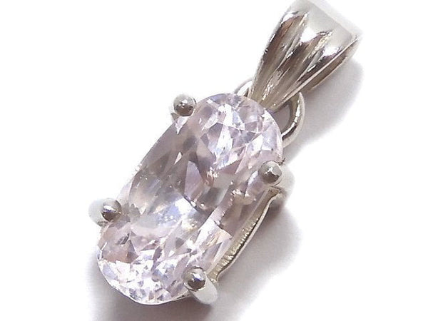 [Video][One of a kind] High Quality Kunzite AAA Faceted Pendant Silver925 NO.5