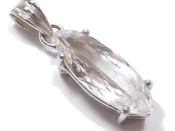 [Video][One of a kind] High Quality Kunzite AAA Faceted Pendant Silver925 NO.10