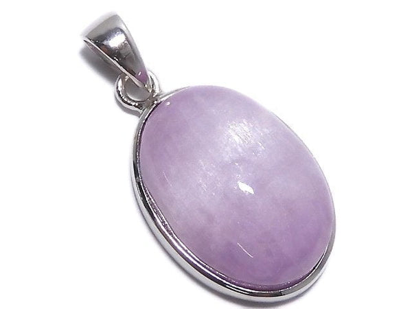 [Video][One of a kind] Nigeria Kunzite AAA- Pendant Silver925 NO.29