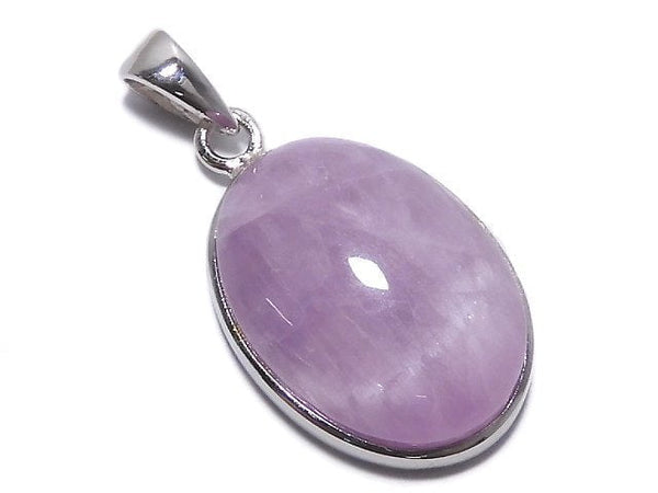 [Video][One of a kind] Nigeria Kunzite AAA- Pendant Silver925 NO.31