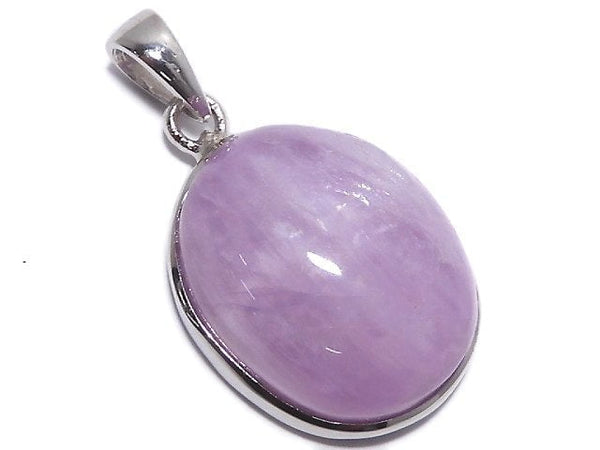 [Video][One of a kind] Nigeria Kunzite AAA- Pendant Silver925 NO.32