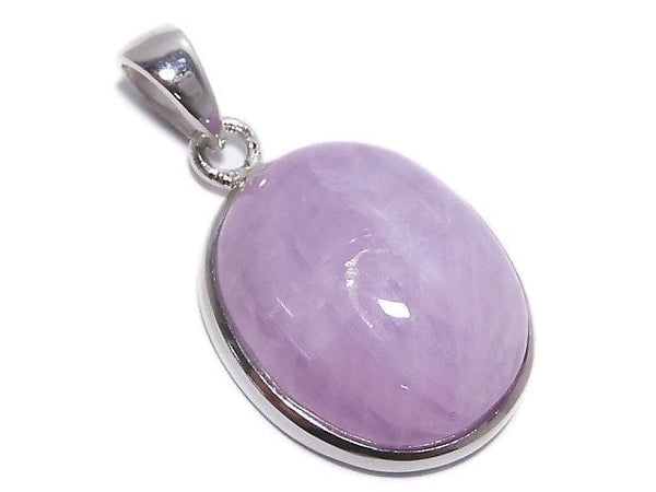 [Video][One of a kind] Nigeria Kunzite AAA- Pendant Silver925 NO.34
