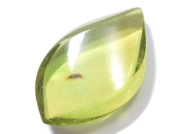[Video][One of a kind] Green Amber Loose stone Marquise NO.187