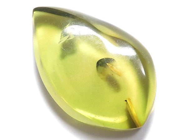 [Video][One of a kind] Green Amber Loose stone Marquise NO.194