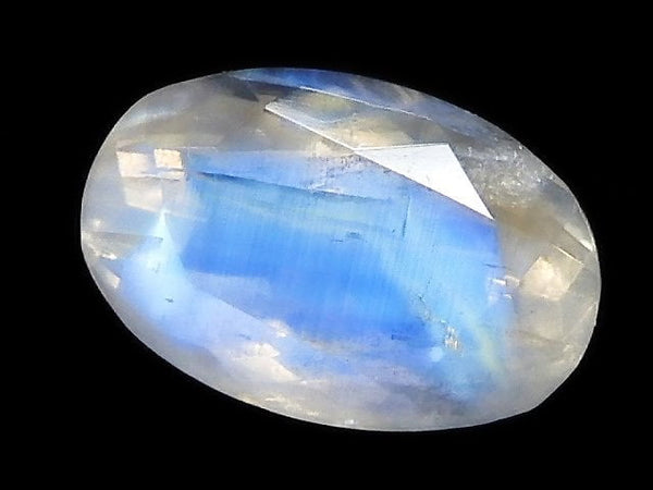 [Video][One of a kind] High Quality Rainbow Moonstone AAA Loose stone Faceted 1pc NO.23