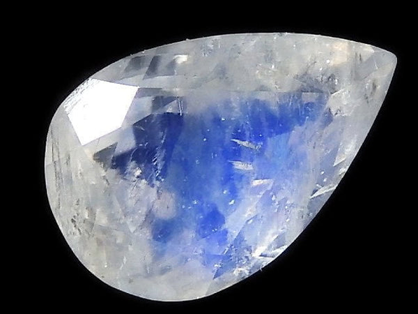 [Video][One of a kind] High Quality Rainbow Moonstone AAA Loose stone Faceted 1pc NO.36