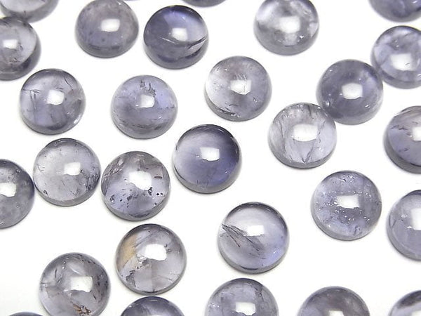 [Video] Iolite AAA- Round Cabochon 8x8mm [Light color] 3pcs