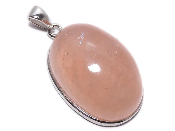 [Video][One of a kind] Morganite AAA Pendant Silver925 NO.38