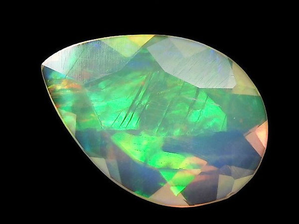 [Video][One of a kind] High Quality Ethiopian Opal AAA Loose stone Faceted 1pc NO.154