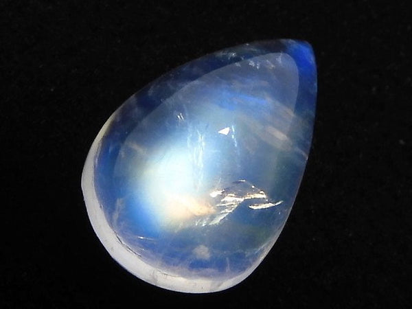 [Video][One of a kind] High Quality Rainbow Moonstone AAA Cabochon 1pc NO.24