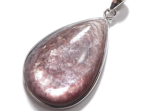 [Video][One of a kind] Lepidolite AAA Pendant Silver925 NO.5