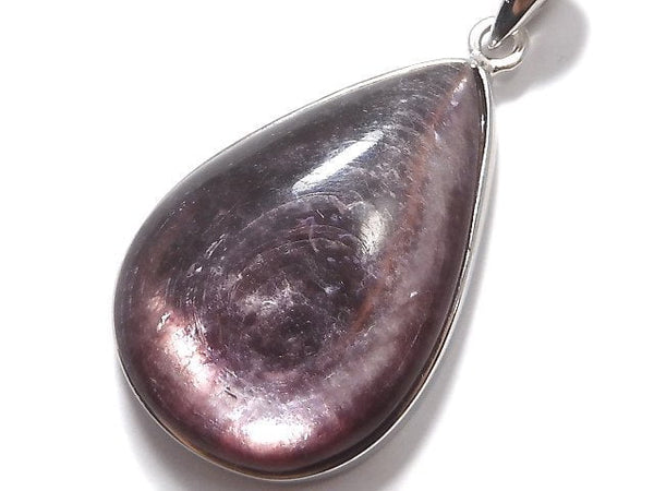[Video][One of a kind] Lepidolite AAA Pendant Silver925 NO.7