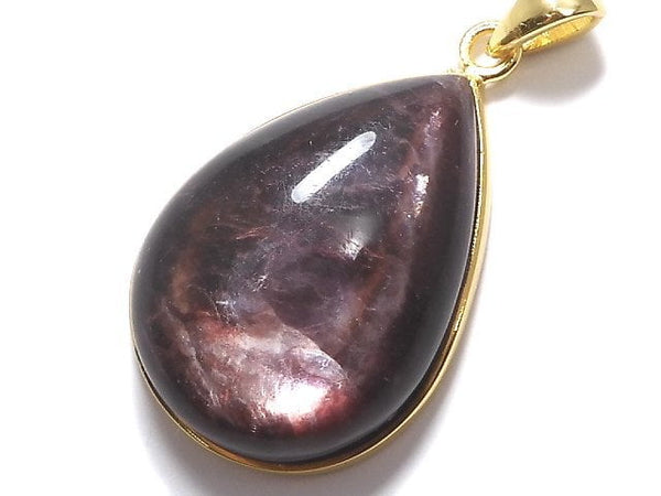[Video][One of a kind] Lepidolite AAA Pendant 18KGP NO.17