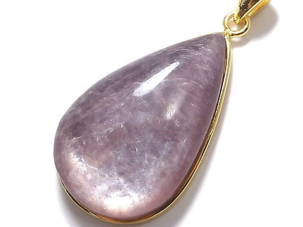[Video][One of a kind] Lepidolite AAA Pendant 18KGP NO.19
