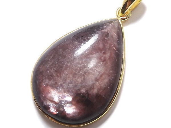 [Video][One of a kind] Lepidolite AAA Pendant 18KGP NO.20