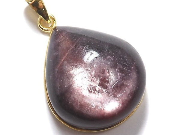 [Video][One of a kind] Lepidolite AAA Pendant 18KGP NO.21