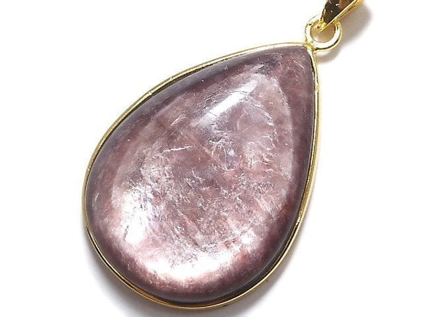 [Video][One of a kind] Lepidolite AAA Pendant 18KGP NO.22