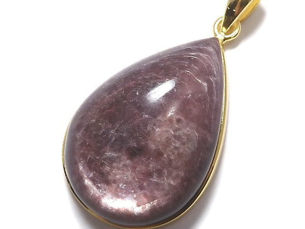 [Video][One of a kind] Lepidolite AAA Pendant 18KGP NO.24