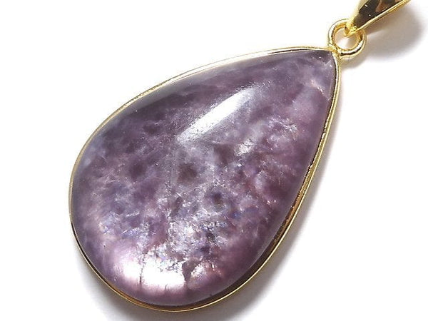 [Video][One of a kind] Lepidolite AAA Pendant 18KGP NO.27