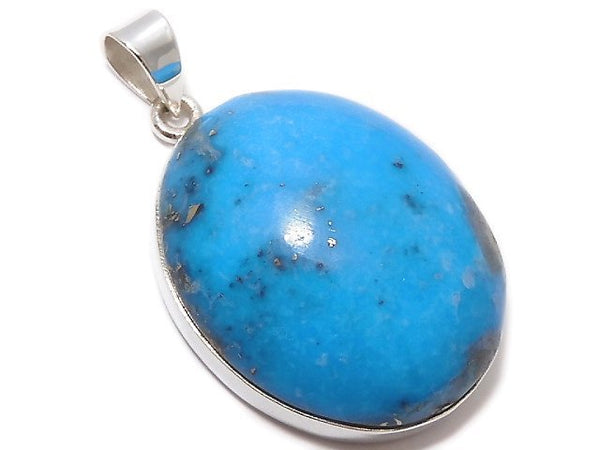 [Video][One of a kind] Persian Turquoise AA++ Pendant Silver925 NO.59