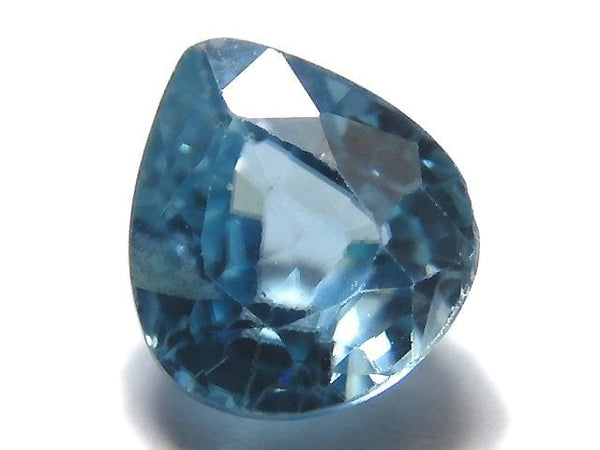 [Video][One of a kind] High Quality Natural Blue Zircon AAA- Loose stone Faceted 1pc NO.112
