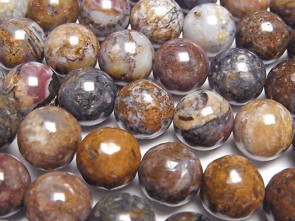 [Video] Pietersite Round 10mm half or 1strand beads (aprx.15inch/36cm)