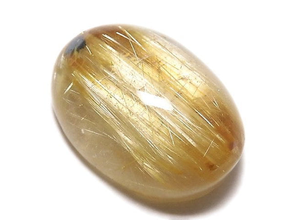 [Video][One of a kind] High Quality Rutilated Quartz AAA Cabochon 1pc NO.163