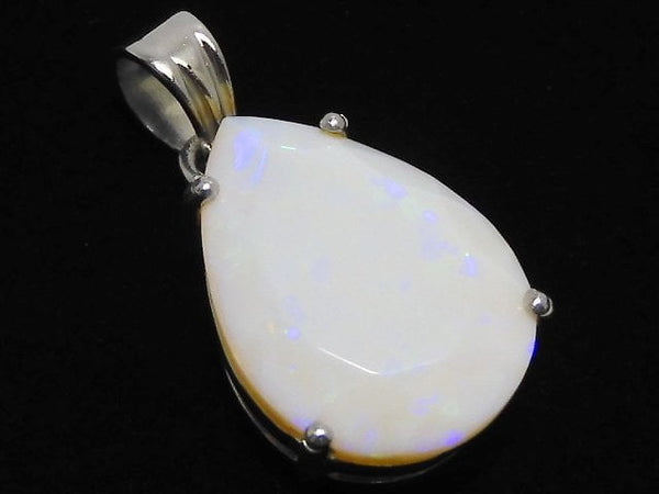 [Video][One of a kind] High Quality Opal AAA Faceted Pendant Silver925 NO.39