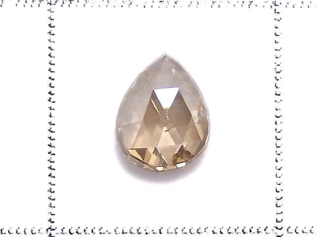[Video][One of a kind] Light brown Diamond Loose stone Rose Cut 1pc NO.35