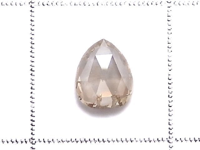 [Video][One of a kind] Light brown Diamond Loose stone Rose Cut 1pc NO.37