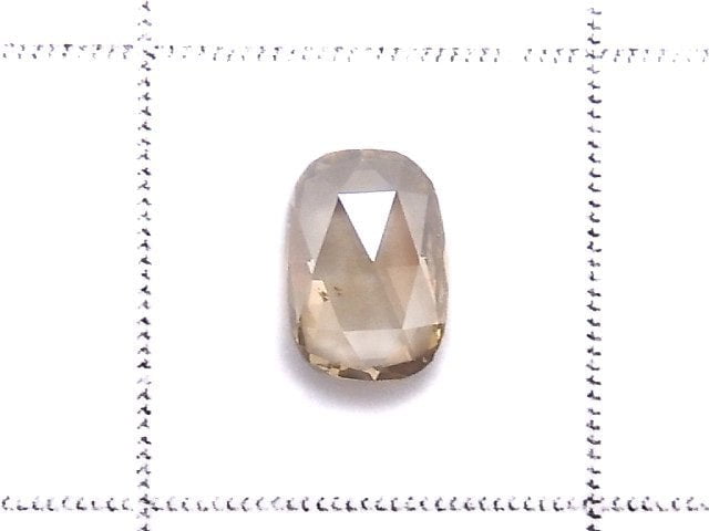 [Video][One of a kind] Light brown Diamond Loose stone Rose Cut 1pc NO.38