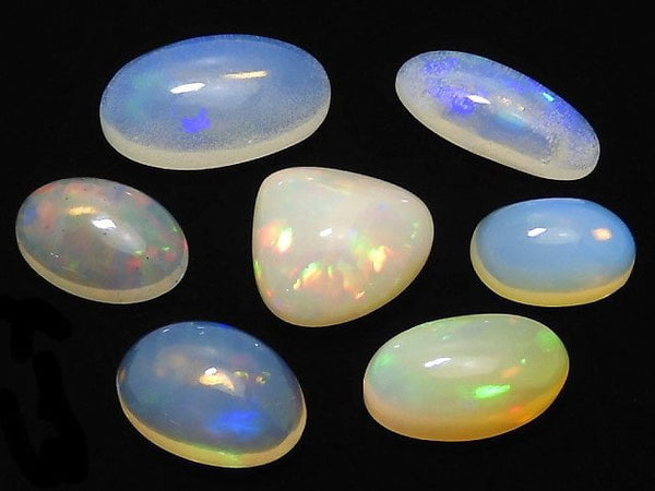 [Video][One of a kind] High Quality Ethiopian Opal AAA Loose stone 7pcs set NO.526