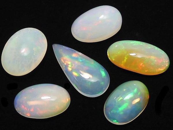 [Video][One of a kind] High Quality Ethiopian Opal AAA Loose stone 6pcs set NO.529