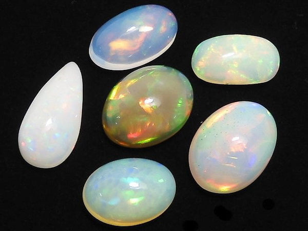 [Video][One of a kind] High Quality Ethiopian Opal AAA Loose stone 6pcs set NO.530