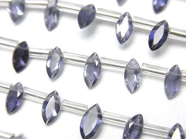 [Video]High Quality Iolite AAA Marquise Faceted 6x3mm 1strand (18pcs )