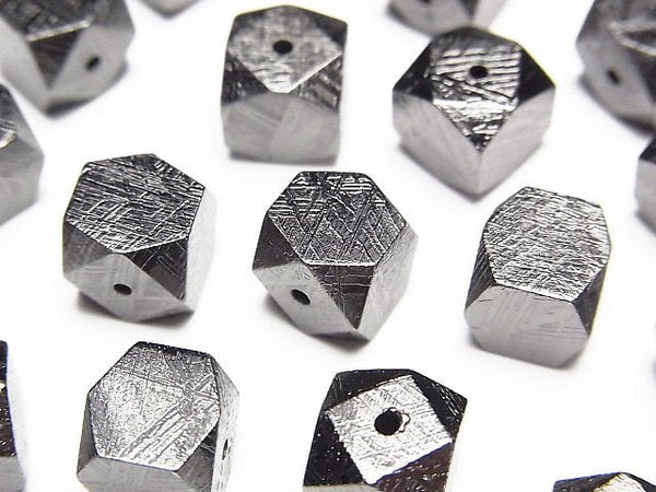 [Video]Meteorite (Muonionalusta) Cube Shape 6mm,8mm,10mm Black 1pc