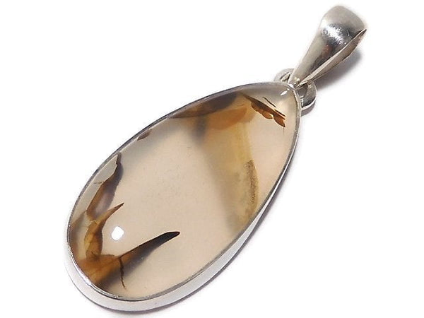 [Video][One of a kind] Montana Agate Pendant Silver925 NO.5