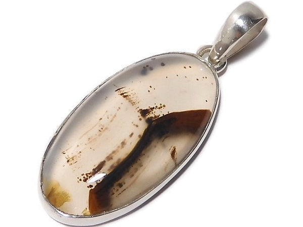 [Video][One of a kind] Montana Agate Pendant Silver925 NO.7